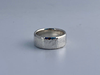 Thinner hammered ring